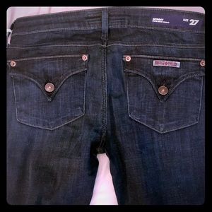 Hudson jeans, dark wash, skinny leg. Size 27.